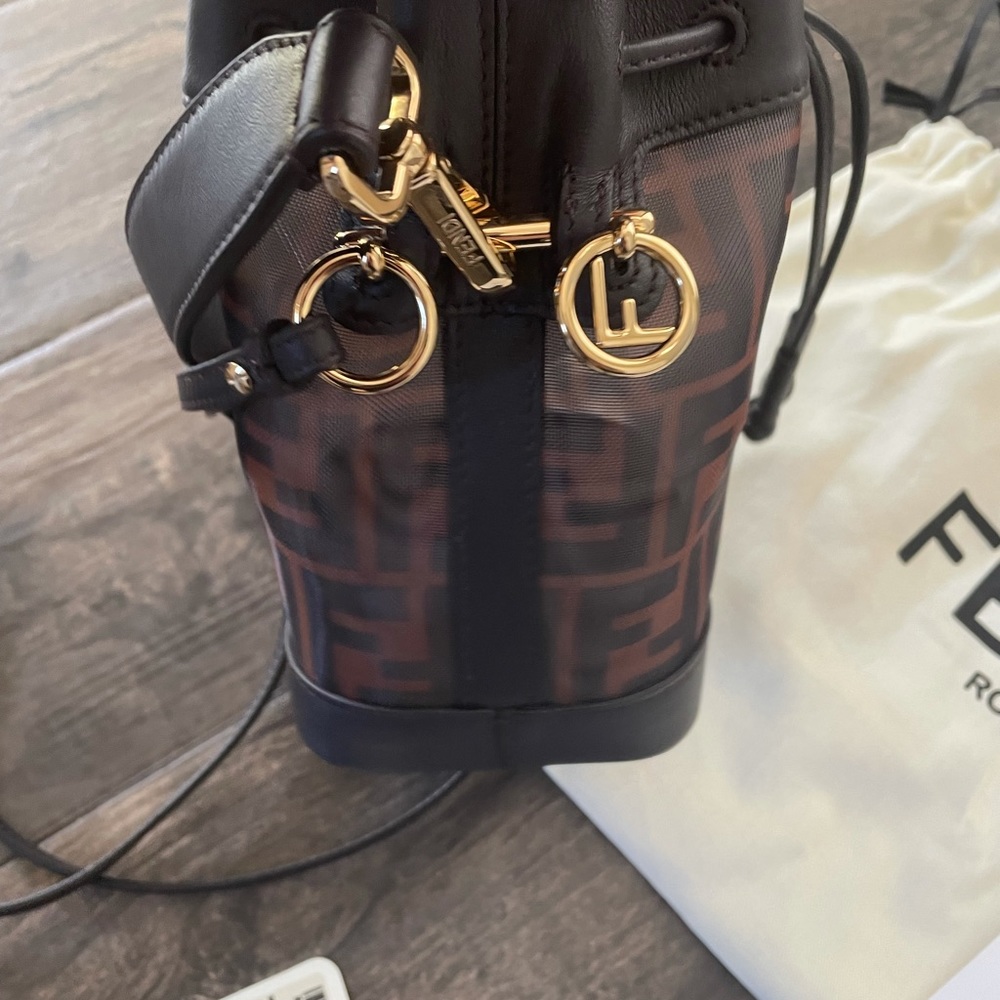 Fendi Zucca mesh Mon Tresor mini/bucket - Picture 5 of 16